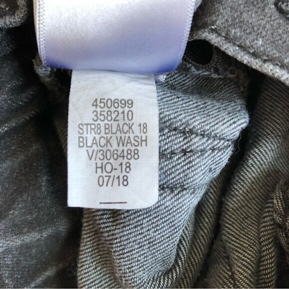 Gap Kids Regular Stretch Straight Black Jeans - Picture 6 of 6